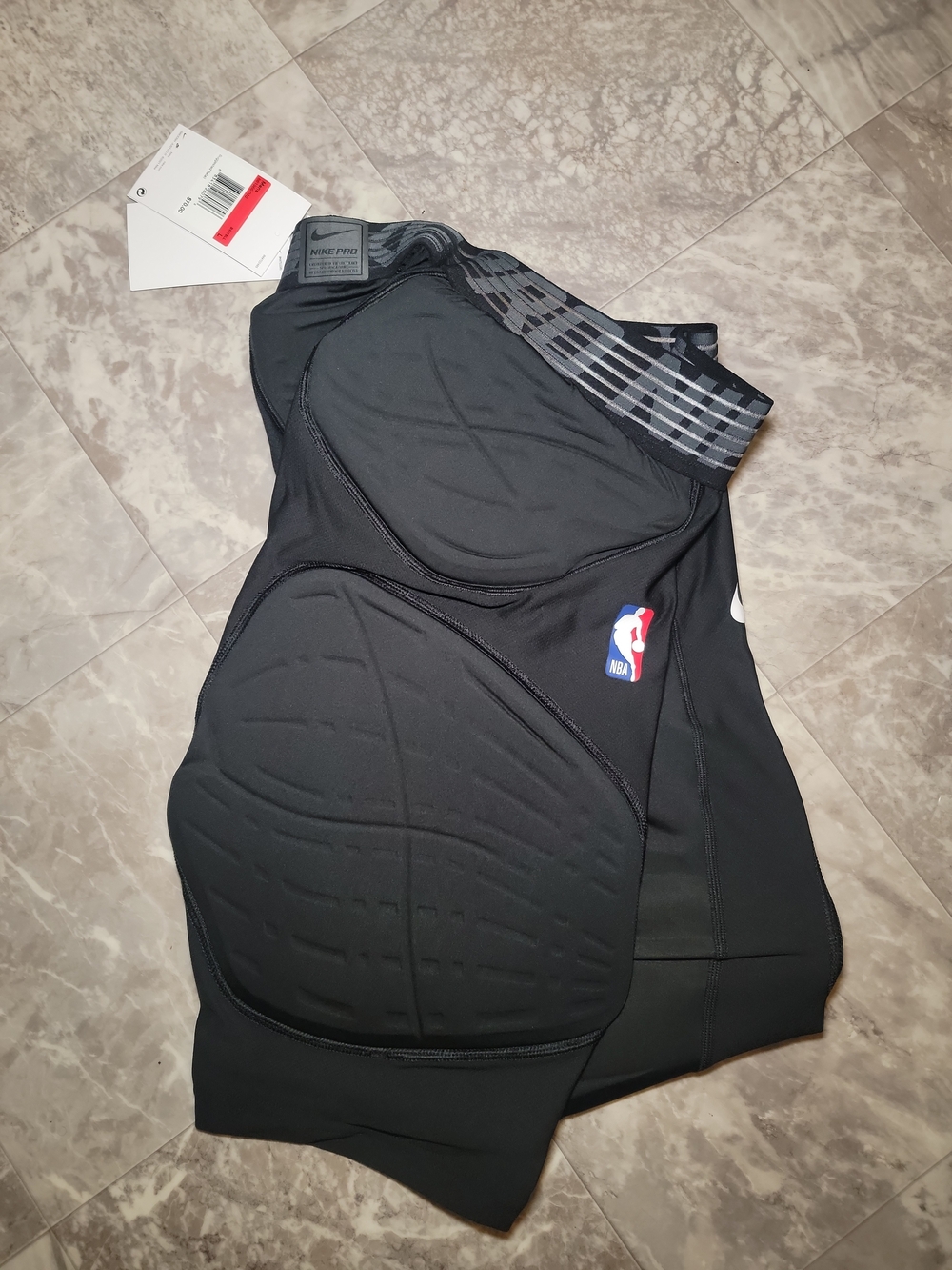 Nike Pro Hyperstrong NBA Padded Compression Shorts Black 881966 010 Men